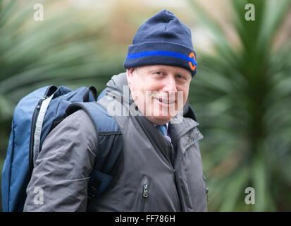 Boris Johnson,Mayor of London and MP for Uxbridge and South Ruislip,at Number 10 Downing Street for a Cabinet meeting Stock Photo