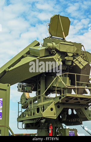 5th Belarusian military exhibition MILEX 2009 - 19-22 may 2009.Antennas of antiaircraft defense radars. Stock Photo