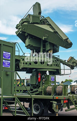 5th Belarusian military exhibition MILEX 2009 - 19-22 may 2009.Antennas of antiaircraft defense radars. Stock Photo
