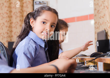 Asia Asian Asians Attire Classes Classmates Classroom Scenes Close Up Closeup Communicate Communicating Computer Labs Computers Stock Photo