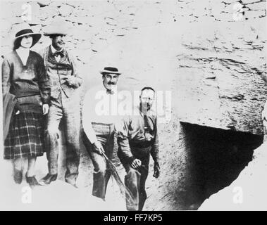 HOWARD CARTER (1873-1939). /nEnglish Archaeologist. In The Tomb Of King ...