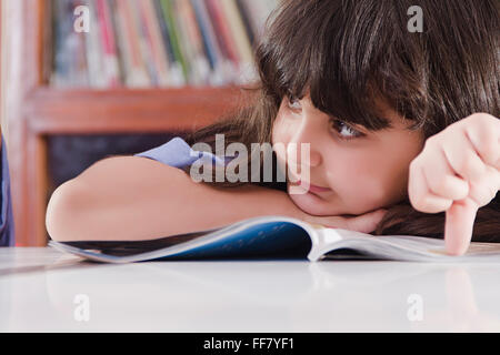 Asia Asian Asians Attire Book Shelves Bookshelves Chin on Hands Classmate Classmates Classroom Scene Classroom Scenes Creative Stock Photo