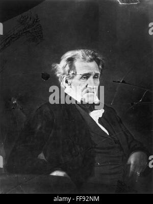 Andrew Jackson. This Daguerreotype was made at the Hermitage, Jackson’s ...