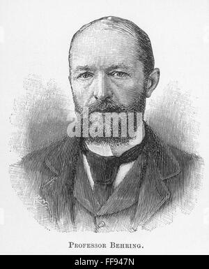 Emil Von Behring (1854-1917) German Immunologist And Bacteriologist ...