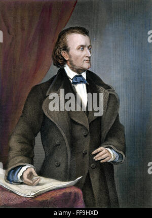 RICHARD WAGNER (1813-1883). /nGerman Composer. Photographed 1876 Stock ...