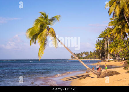 Las Terrenas Beach,  Dominican Republic Stock Photo