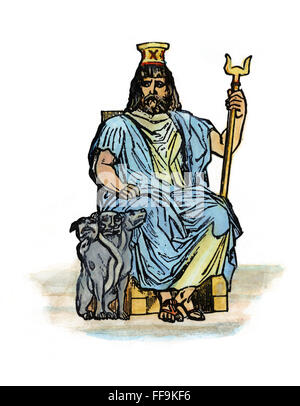 HADES. /nHades (Pluto), Greek god of the underworld, guarded by ...