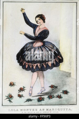 LOLA MONTEZ (1818-1861). /nNΘe Marie Dolores Eliza Rosanna Gilbert