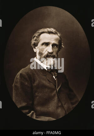 GIUSEPPE VERDI (1813-1901). /nItalian composer. Photographed c1876.