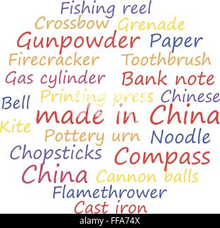 made in China Stock Vector