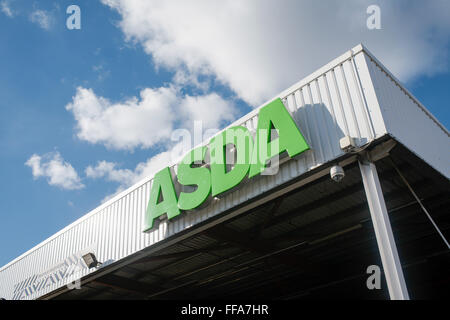 Asda Supermarket Sutton-In-Ashfield ,Nottinghamshire,UK Stock Photo - Alamy