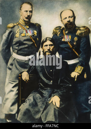 GRIGORI EFIMOVICH RASPUTIN /n(c1871-1916). Russian Monk Stock Photo - Alamy