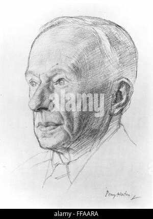 George E. Moore GEORGE E. MOORE (1873-1958)./nEnglish philosopher. Pencil and chalk ...