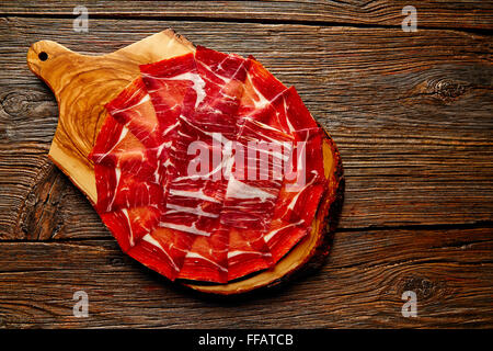 Jamon iberico han from Andalusian Spain Tapas Stock Photo