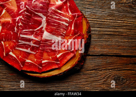 Jamon iberico han from Andalusian Spain Tapas Stock Photo