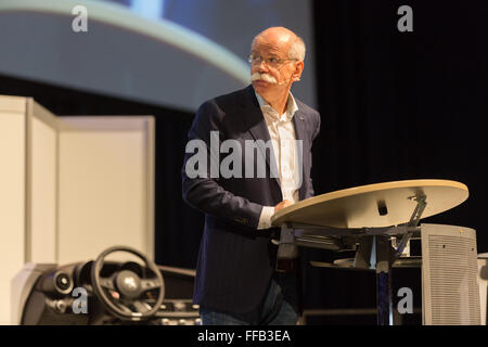 Bochum, Germany. 11th February, 2016. Dieter Zetsche, CEO Daimler AG, CAR symposium, automotive experts meeting, Bochum, Germany, 11.02.2016. Credit:  Juergen Schwarz/Alamy Live News Stock Photo