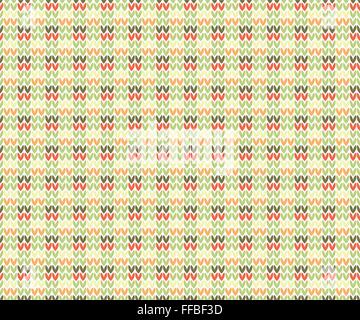 Colorful knitted pattern. Seamless vector illustration for your design Stock Vector
