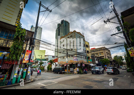 Street and buildings in Sampaloc, Manila, The Philippines Stock Photo ...