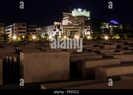 Memorial to the Murdered Jews of Europe, Berlin, Germany Stock Photo