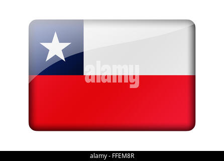 The Chile flag Stock Photo