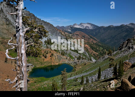 CA02822-00...CALIFORNIA - Deer Lake on the Four Lakes Loop in Trinity Alps Wilderness of the Shasta-Trinity National Forest. Stock Photo