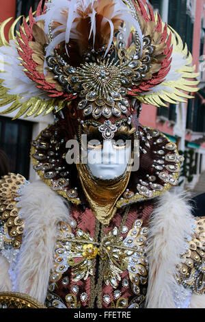 Impressionen: Maskierung, Karneval, Venedig, Italien. Stock Photo