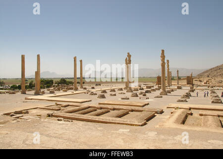 Apadana Palace in Persepolis, Iran Stock Photo