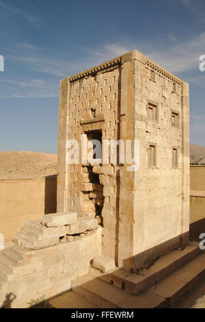 Cube of Zoroaster (Kaba Zartosht) in Naqsh-e Rostam, Iran Stock Photo