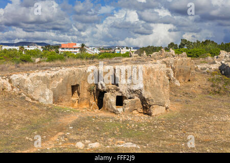 Kings Tombs, Paphos, Cyprus Stock Photo