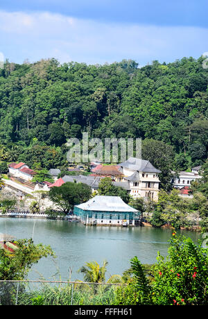 Temple Of The Sacred Tooth Relic, Kandy Sri Lanka Stock Photo