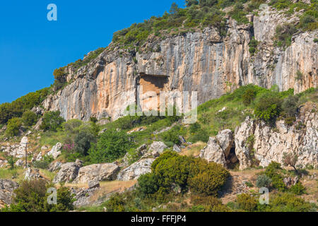 Mountain landscape, near Ephesus, Selcuk, Izmir Province, Turkey Stock Photo