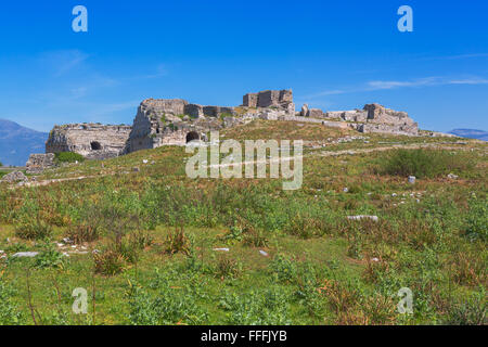 Theater, ruins of ancient Miletus, Aydin Province, Turkey Stock Photo