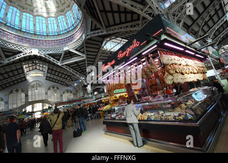 Mercado Central, Valencia Spain Stock Photo