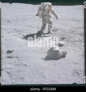 Apollo 16 untouched photographic archive, this is the complete unedited collection from the Apollo Mission Stock Photo