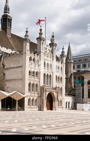 The facade of the Guildhall building in London, United Kingdom. Stock Photo