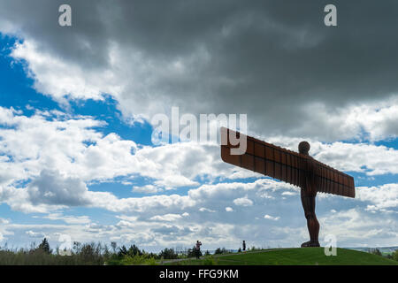 Angel of the North Anthony Gormley Gateshead Tyne and Wear North East England UK Europe Stock Photo