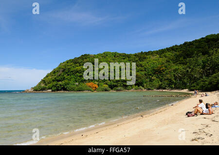 A beautiful view on Koh ma beach, Koh Phangan, Thailand Stock Photo