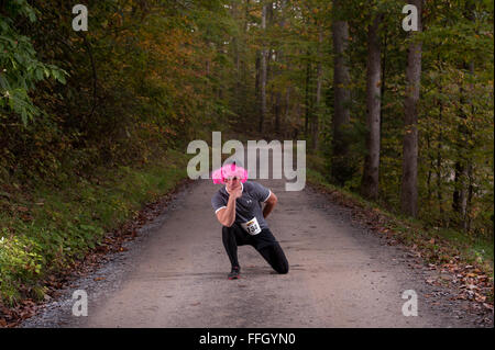 Fireman Alex Pacheco, based at Joint Expeditionary Base Little Creek, Va., is a member of Navy Team 134. Stock Photo