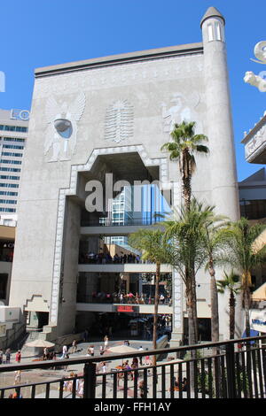 The hollywood & Highland center: Babylon court Stock Photo