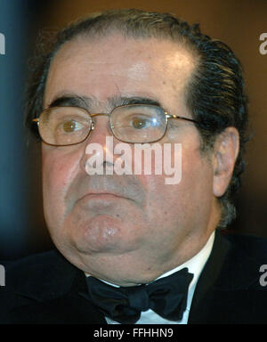 Washington, District of Columbia, USA. 29th Apr, 2006. Washington, DC - April 29, 2006 -- Associate Justice of the United States Supreme Court Antonin Scalia attends the White House Correspondents' Association Dinner in Washington on April 29, 2006. Credit: Roger L. Wollenberg - Pool via CNP © Roger L. Wollenberg/CNP/ZUMA Wire/Alamy Live News Stock Photo