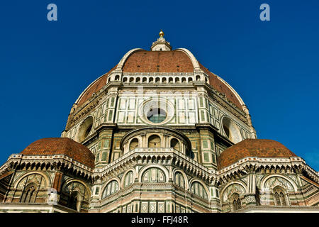 Cathedral of Saint Mary of the Flower. Florence. Duomo Santa Maria del Fiore, Firenze. Tuscany, Central Italy, Europe, European Union, EU. Copy space. Stock Photo