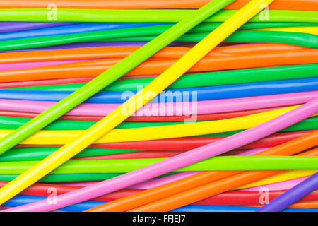 Colourful Plastic Tubes Stock Photo: 75671112 - Alamy