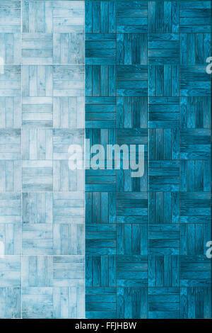 modern tiles wall texture for interior in blue color Stock Photo