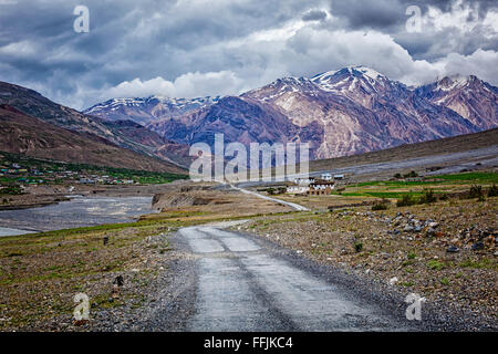 Road in Himalayas Stock Photo