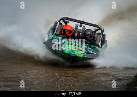 Round 6 of the AFISA V8 Superboat championship at Round Mountain Raceway, Cabarita Beach, NSW Stock Photo