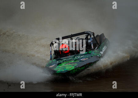 Round 6 of the AFISA V8 Superboat championship at Round Mountain Raceway, Cabarita Beach, NSW Stock Photo