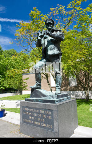 Statue of the Field Marshall Alexander of Tunis, London, United Kingdom. Stock Photo