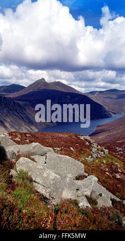Slieve Crom Mourne mountains Mournes Down Northern Ireland Stock Photo
