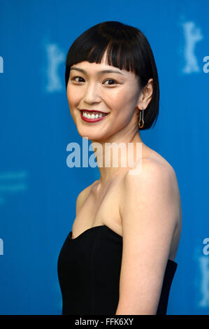 Berlin, Germany. 14th Feb, 2016. Sayuri Oyamada during the 'While the Women Are Sleeping' photocall at the 66th Berlin International Film Festival/Berlinale 2016 on February 14, 2016 in Berlin, Germany. © dpa/Alamy Live News Stock Photo