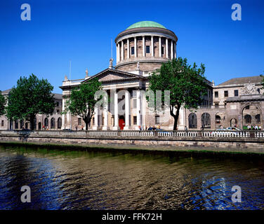 Four Courts Liffy Dublin Ireland Stock Photo